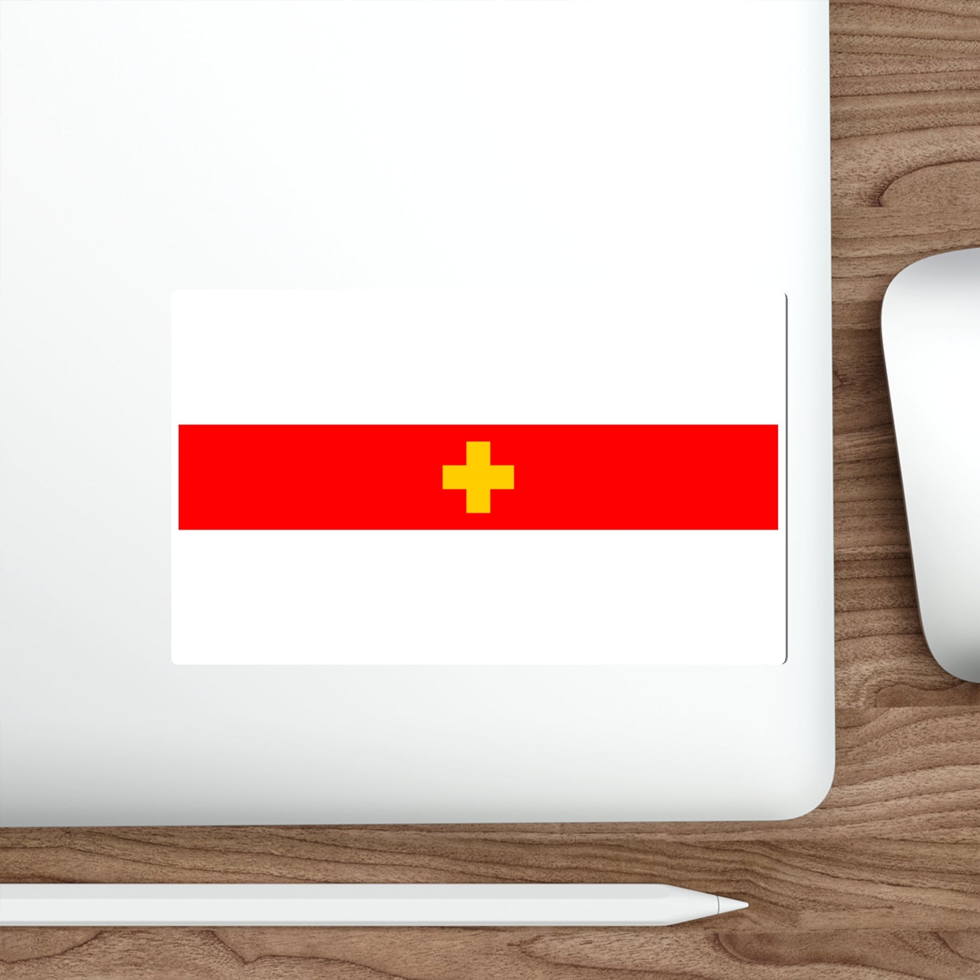 Flag of Siġġiewi 1993 to 2001 Malta STICKER Vinyl Die-Cut Decal-The Sticker Space