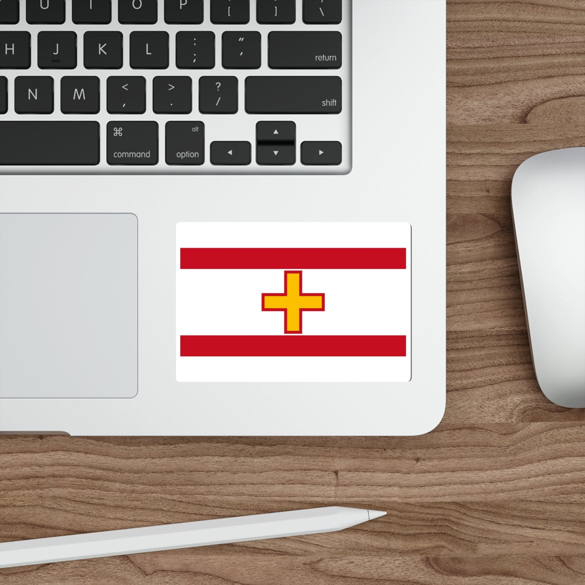 Flag of Siġġiewi Malta STICKER Vinyl Die-Cut Decal-The Sticker Space