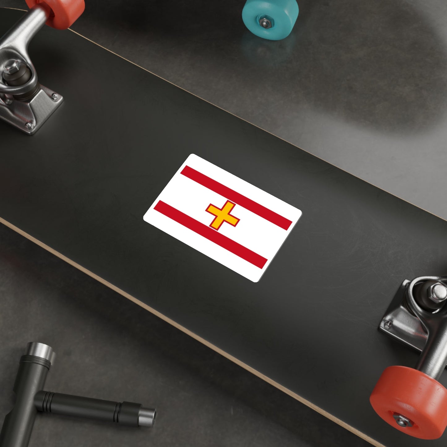 Flag of Siġġiewi Malta STICKER Vinyl Die-Cut Decal-The Sticker Space