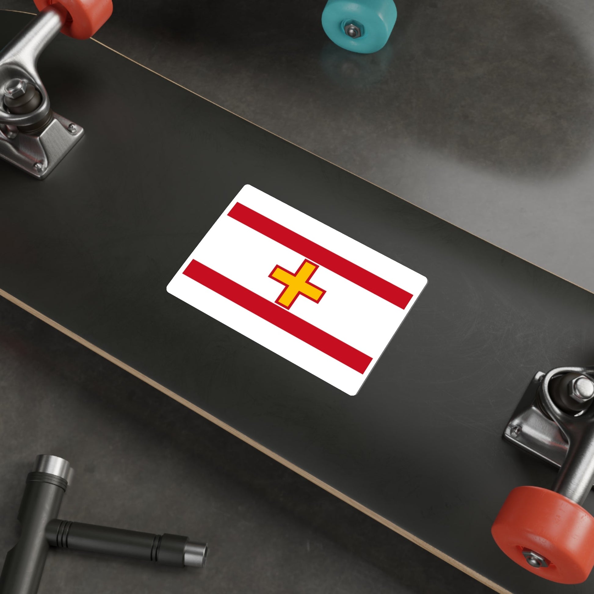 Flag of Siġġiewi Malta STICKER Vinyl Die-Cut Decal-The Sticker Space