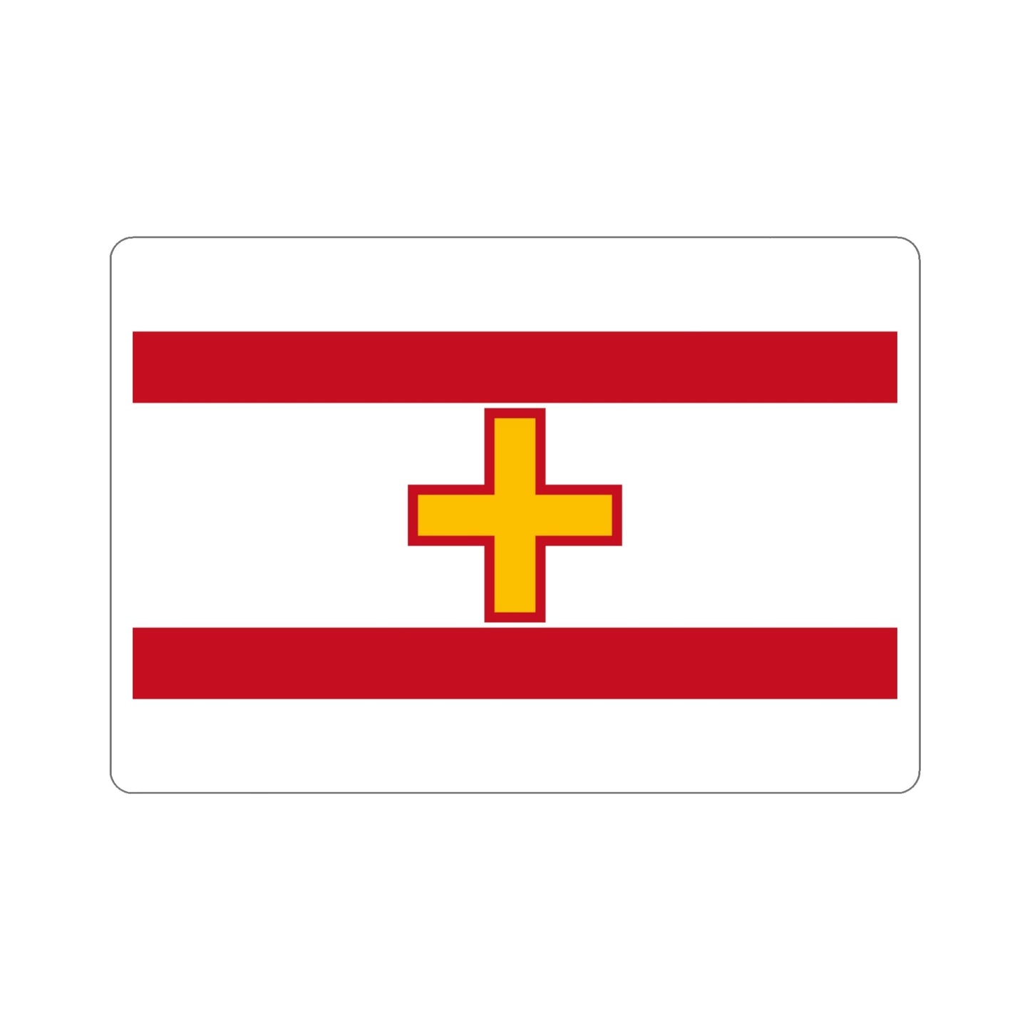 Flag of Siġġiewi Malta STICKER Vinyl Die-Cut Decal-5 Inch-The Sticker Space