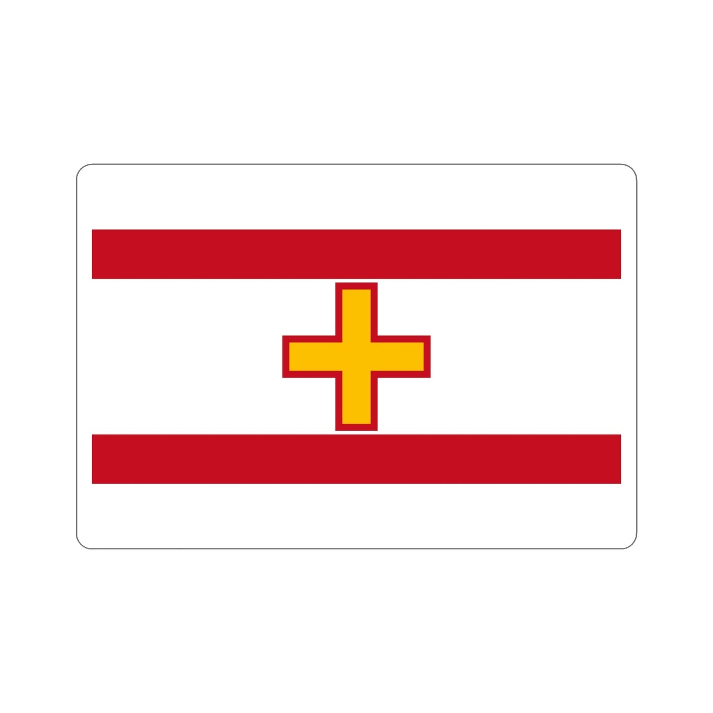 Flag of Siġġiewi Malta STICKER Vinyl Die-Cut Decal-6 Inch-The Sticker Space