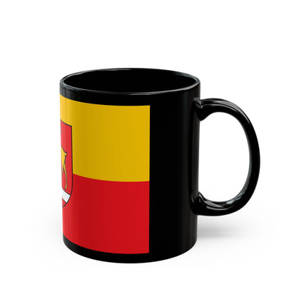 Flag of Sigmaringen Germany - Black Coffee Mug-The Sticker Space