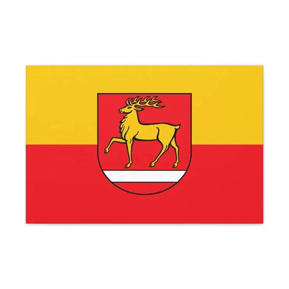 Flag of Sigmaringen Germany - Canvas Wall Art 24″ x 16″ 1.25" - The Sticker Space