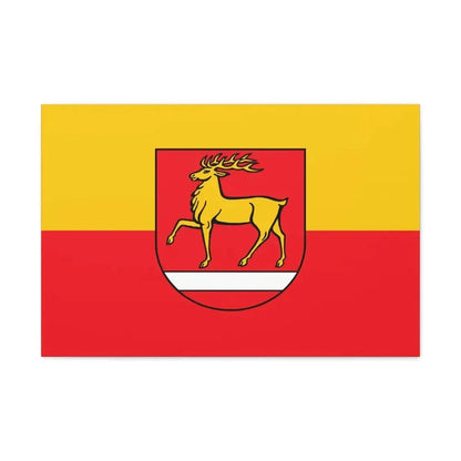 Flag of Sigmaringen Germany - Canvas Wall Art 30" x 20" 1.25" - The Sticker Space