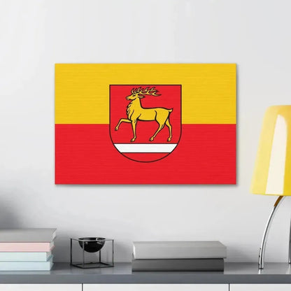 Flag of Sigmaringen Germany - Canvas Wall Art - The Sticker Space