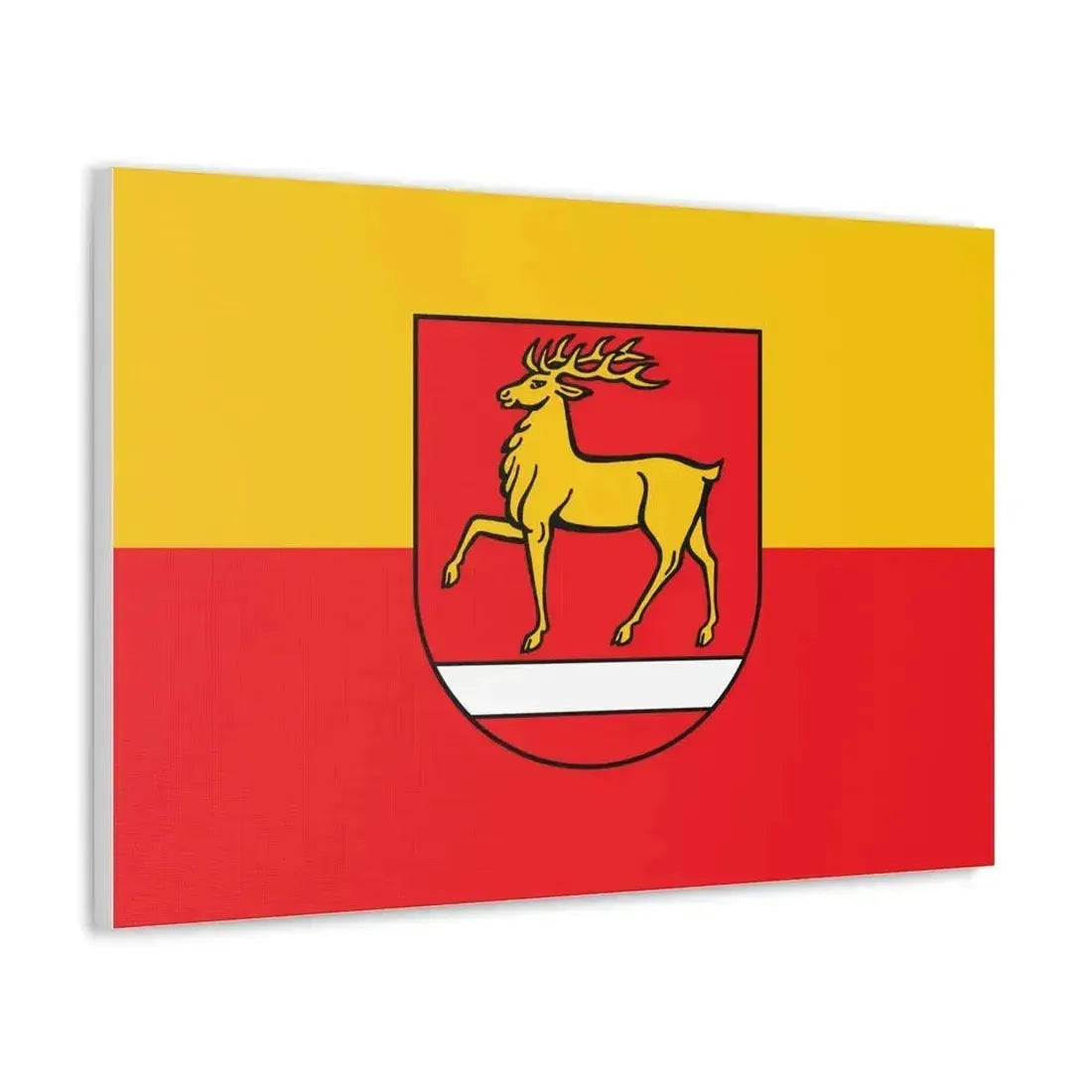 Flag of Sigmaringen Germany - Canvas Wall Art - The Sticker Space