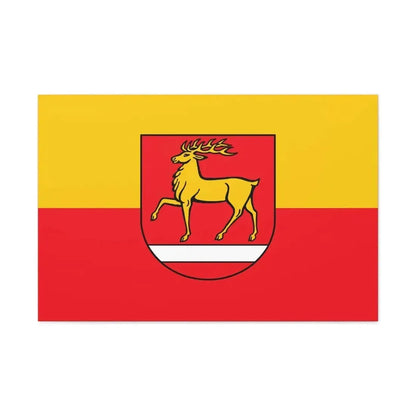 Flag of Sigmaringen Germany - Canvas Wall Art - The Sticker Space