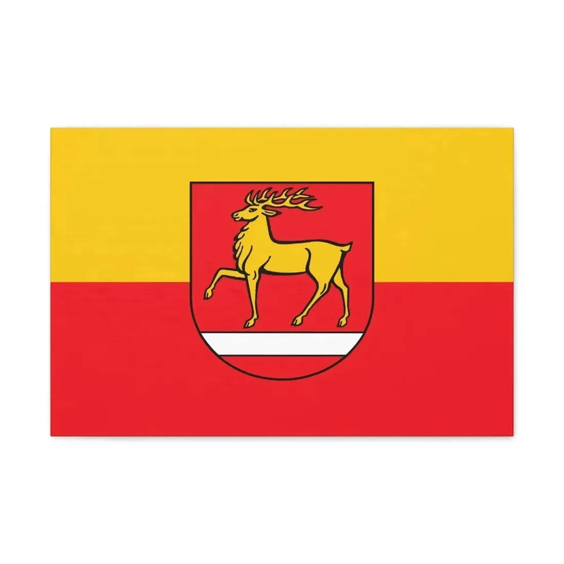 Flag of Sigmaringen Germany - Canvas Wall Art - The Sticker Space