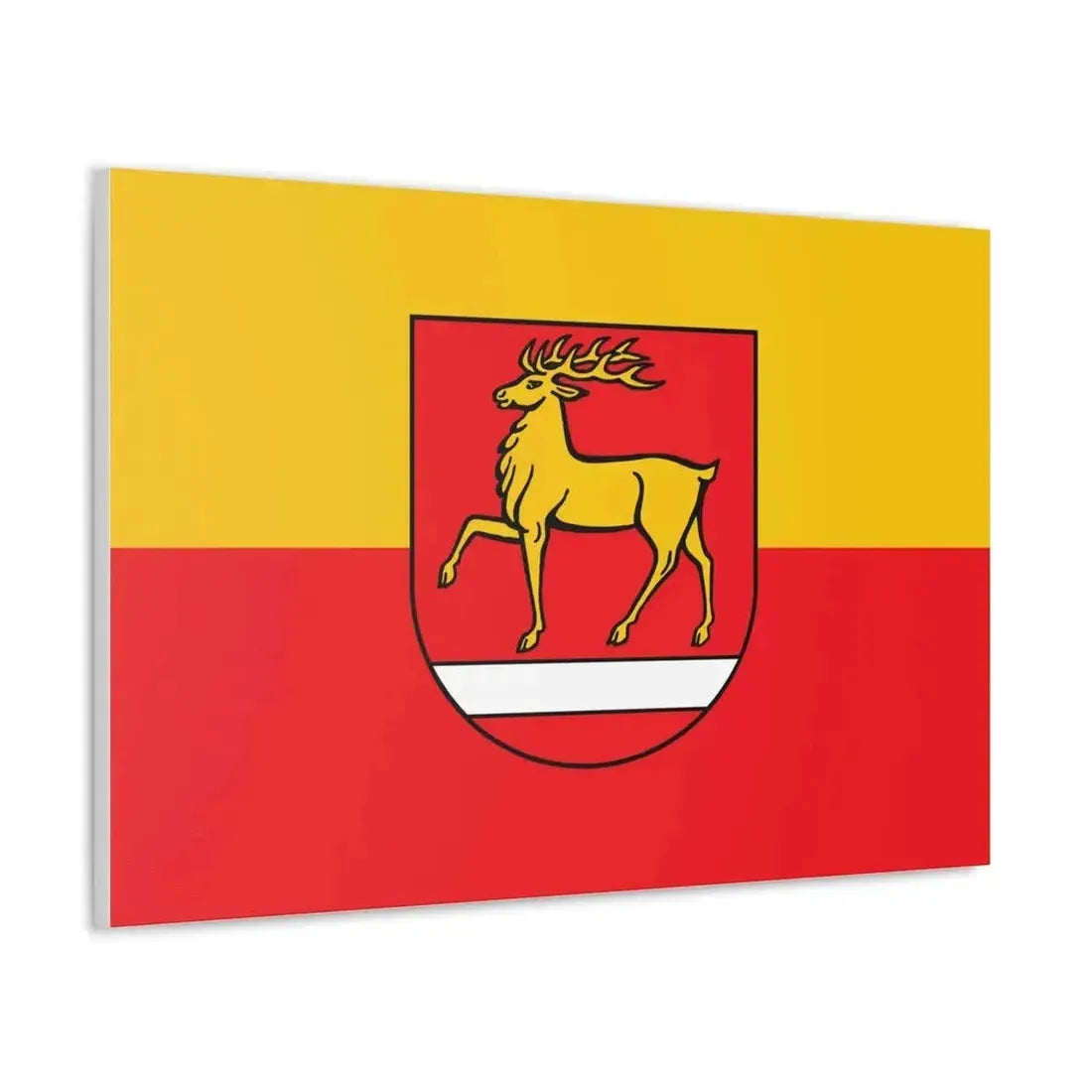 Flag of Sigmaringen Germany - Canvas Wall Art - The Sticker Space