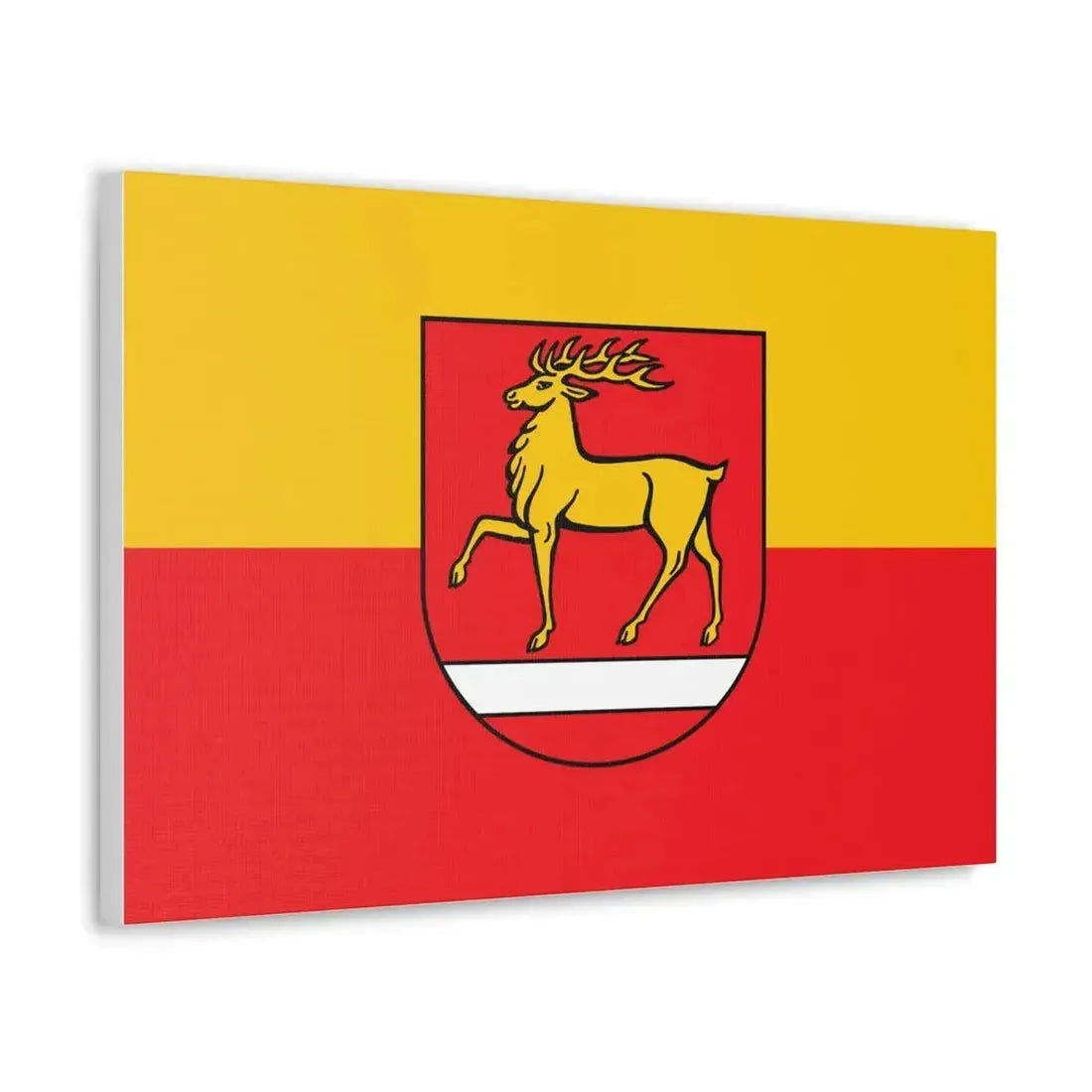 Flag of Sigmaringen Germany - Canvas Wall Art - The Sticker Space