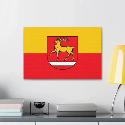 Flag of Sigmaringen Germany - Canvas Wall Art - The Sticker Space