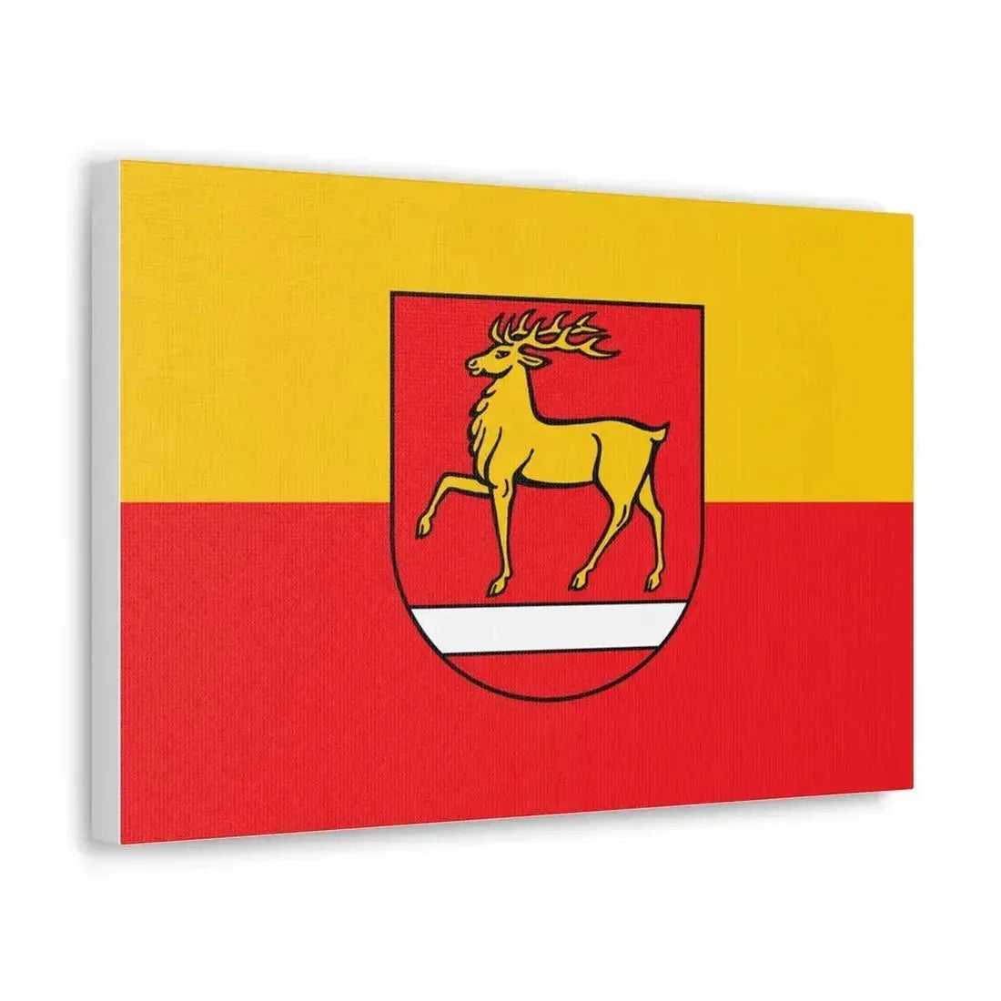 Flag of Sigmaringen Germany - Canvas Wall Art - The Sticker Space