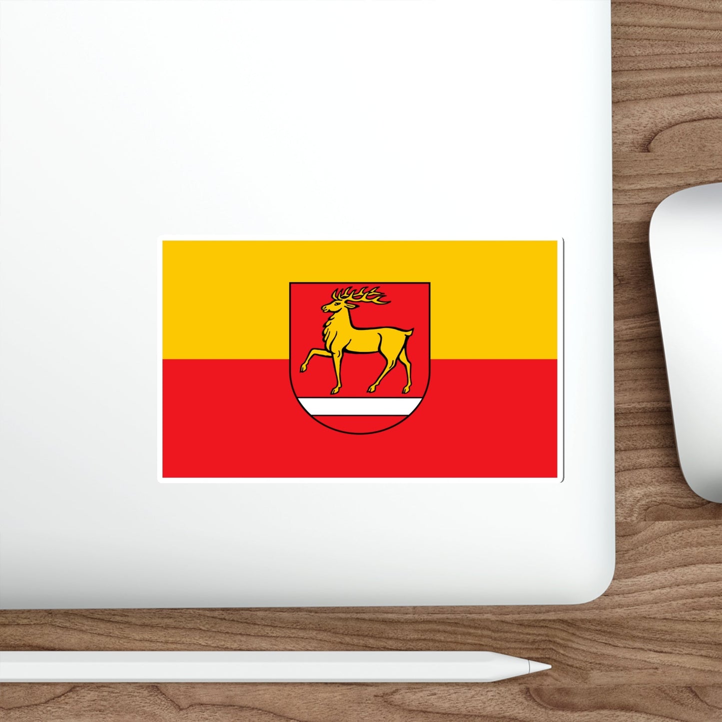 Flag of Sigmaringen Germany STICKER Vinyl Die-Cut Decal-The Sticker Space