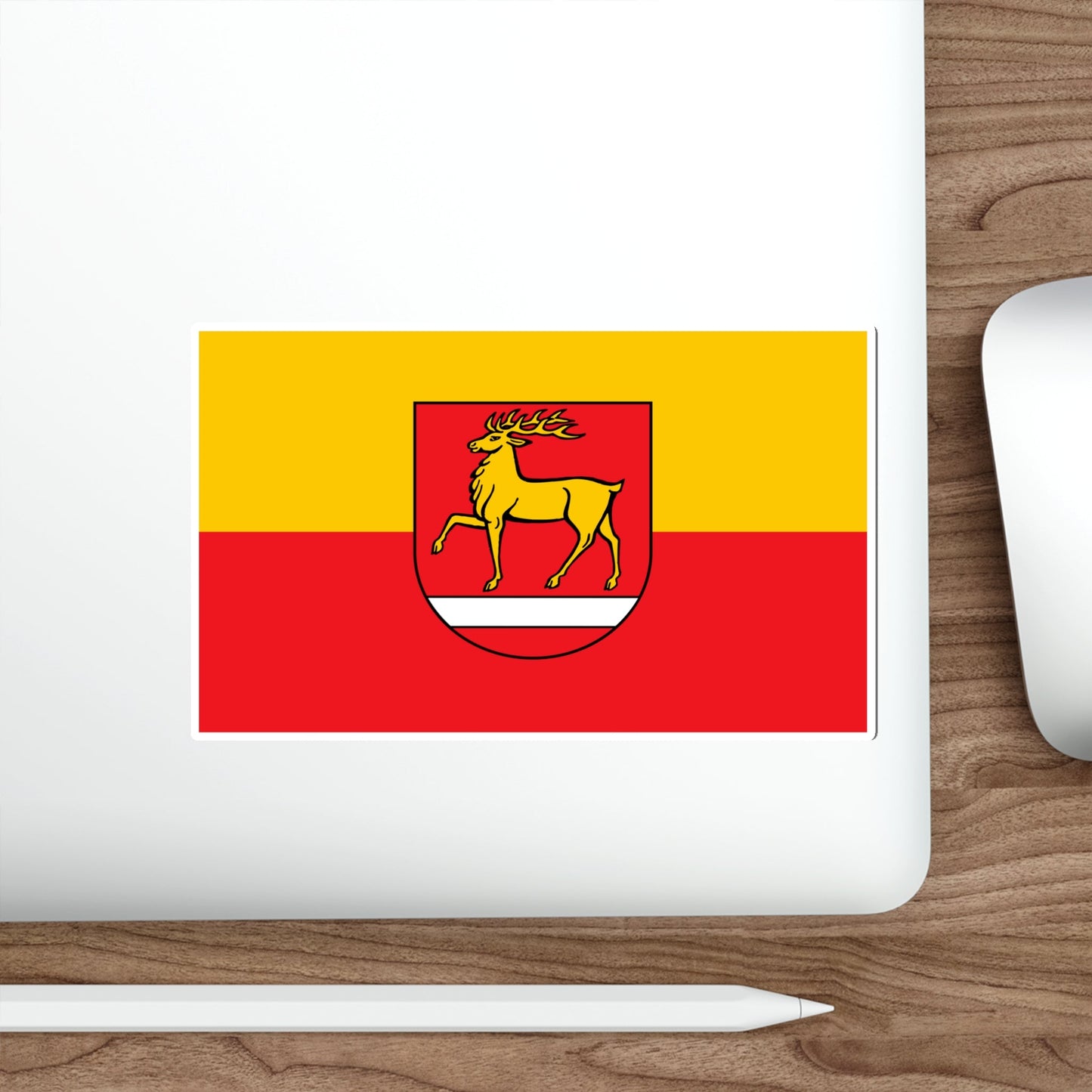 Flag of Sigmaringen Germany STICKER Vinyl Die-Cut Decal-The Sticker Space