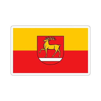 Flag of Sigmaringen Germany STICKER Vinyl Die-Cut Decal 4 Inch - The Sticker Space