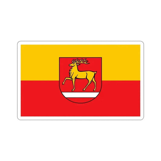 Flag of Sigmaringen Germany STICKER Vinyl Die-Cut Decal 6 Inch - The Sticker Space