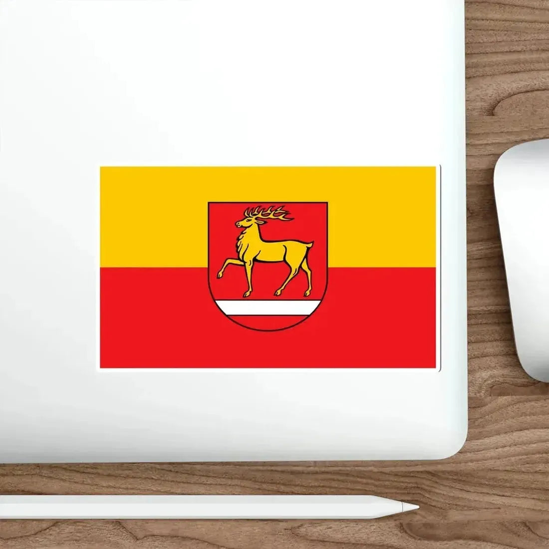 Flag of Sigmaringen Germany STICKER Vinyl Die-Cut Decal - The Sticker Space