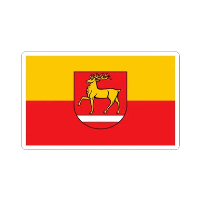 Flag of Sigmaringen Germany - STICKER Vinyl Kiss-Cut Decal 2 Inch White - The Sticker Space