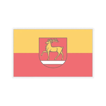 Flag of Sigmaringen Germany - STICKER Vinyl Kiss-Cut Decal 6 Inch Transparent - The Sticker Space