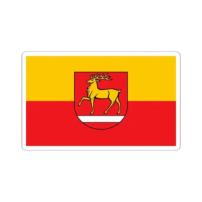 Flag of Sigmaringen Germany - STICKER Vinyl Kiss-Cut Decal 6 Inch White - The Sticker Space