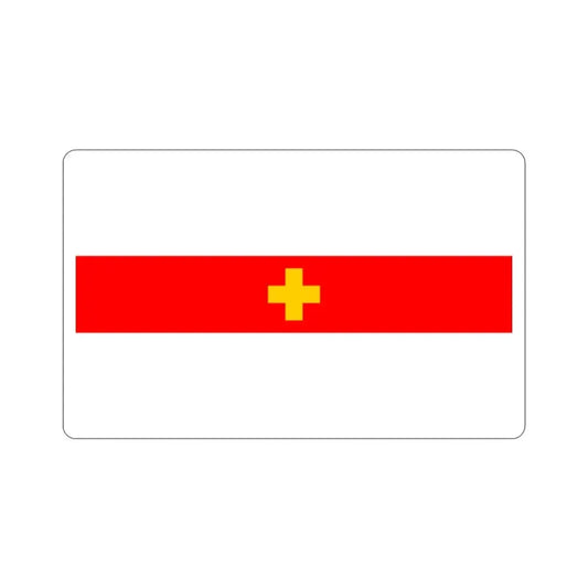 Flag of Siġġiewi 1993 to 2001 Malta STICKER Vinyl Die-Cut Decal 2 Inch - The Sticker Space