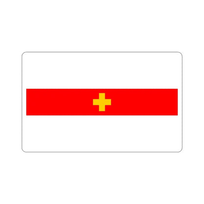 Flag of Siġġiewi 1993 to 2001 Malta STICKER Vinyl Die-Cut Decal 3 Inch - The Sticker Space