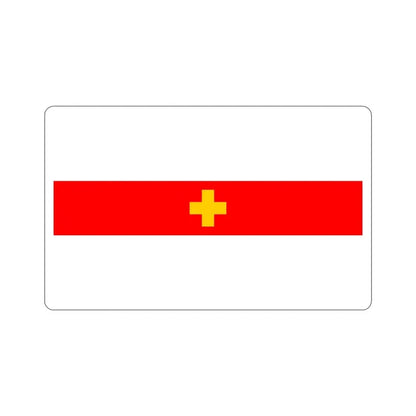 Flag of Siġġiewi 1993 to 2001 Malta STICKER Vinyl Die-Cut Decal 4 Inch - The Sticker Space