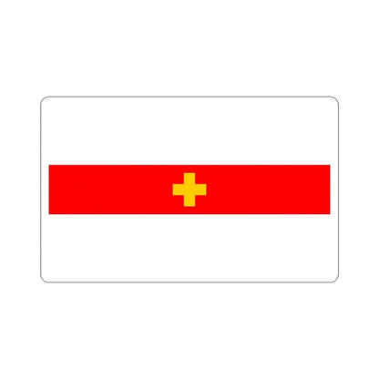 Flag of Siġġiewi 1993 to 2001 Malta STICKER Vinyl Die-Cut Decal 5 Inch - The Sticker Space