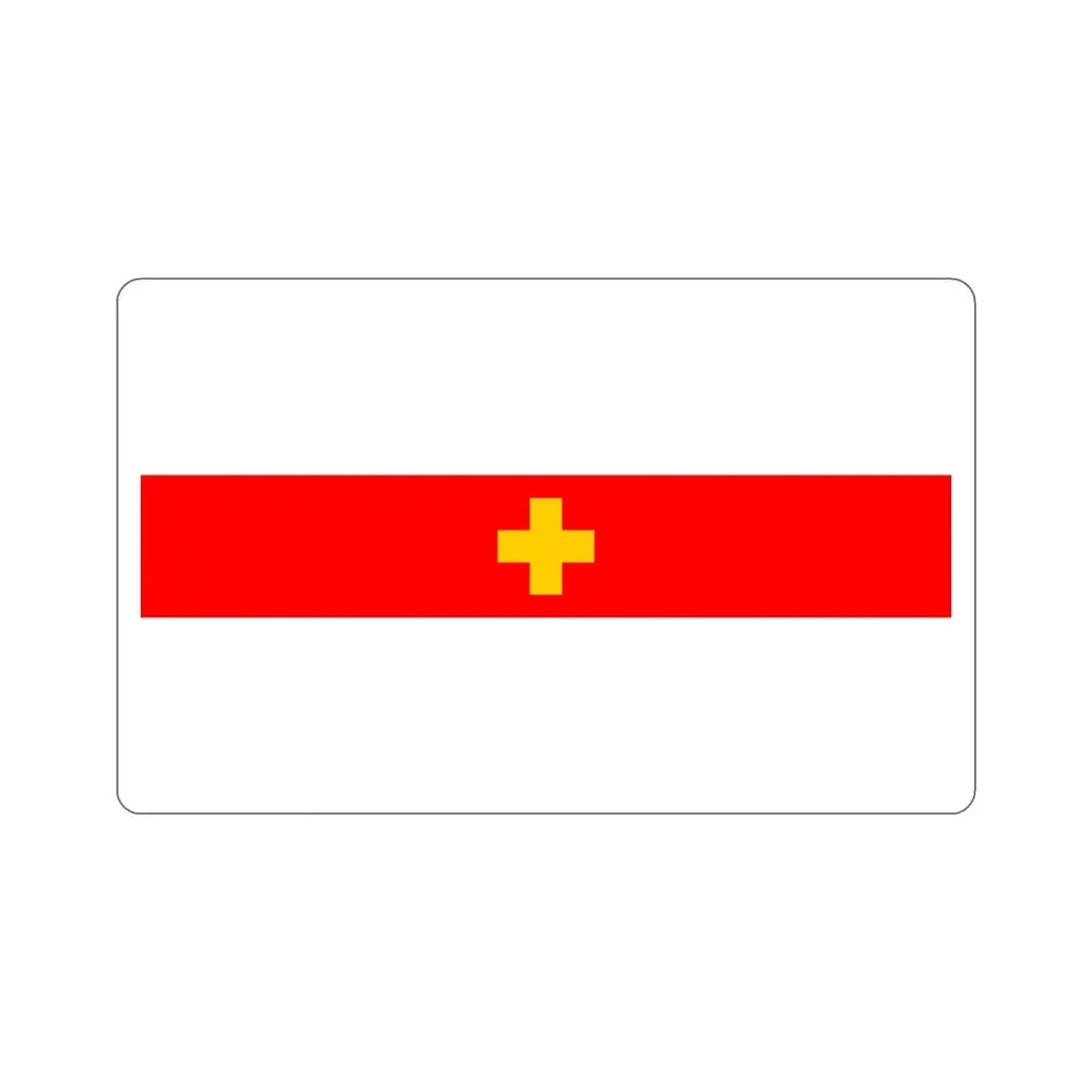 Flag of Siġġiewi 1993 to 2001 Malta STICKER Vinyl Die-Cut Decal - The Sticker Space