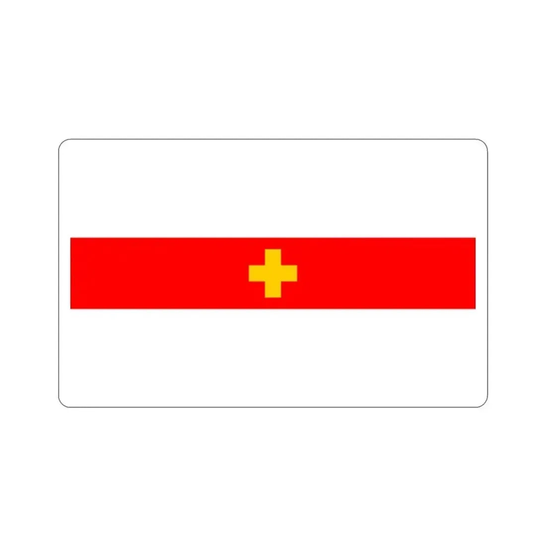 Flag of Siġġiewi 1993 to 2001 Malta STICKER Vinyl Die-Cut Decal - The Sticker Space