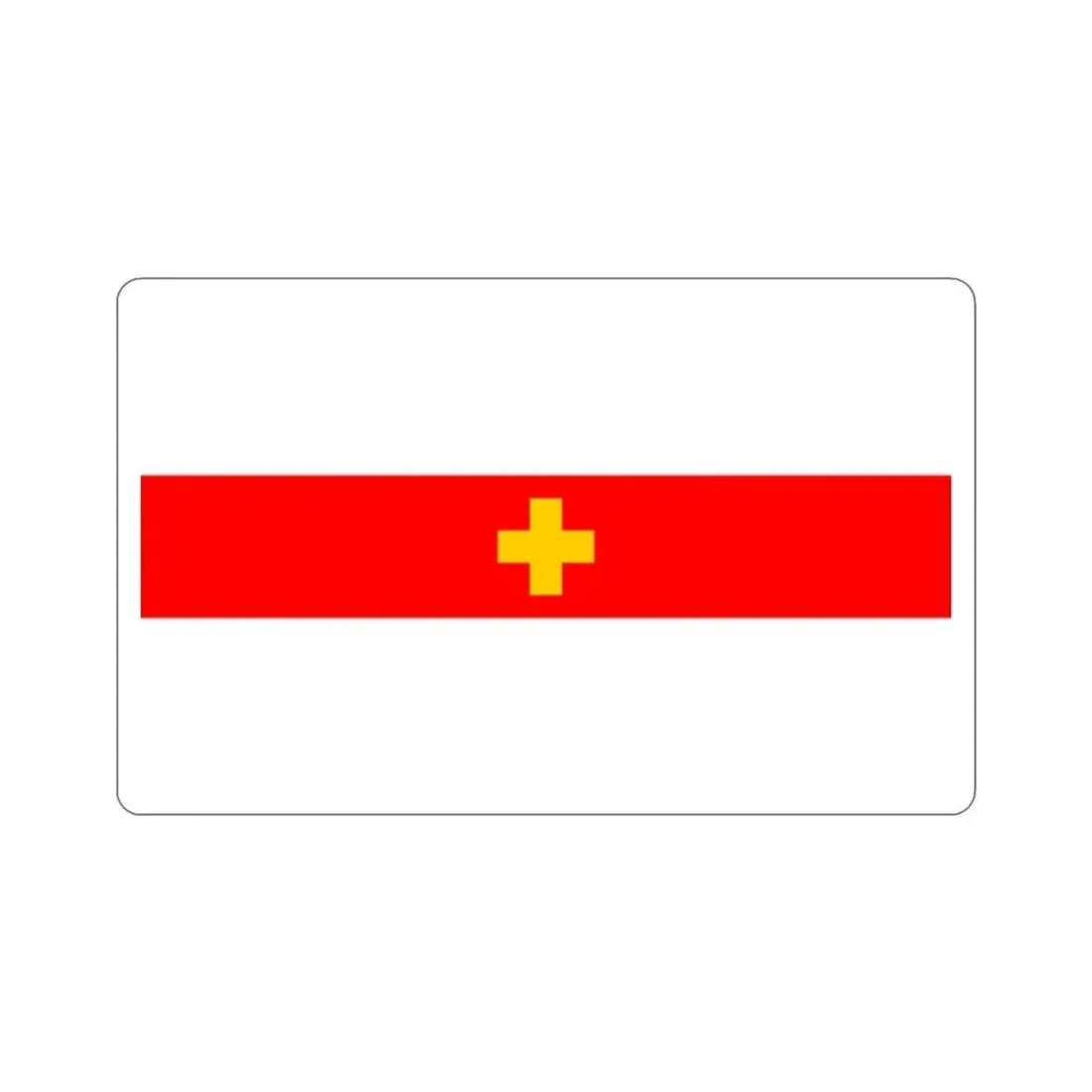 Flag of Siġġiewi 1993 to 2001 Malta STICKER Vinyl Die-Cut Decal - The Sticker Space