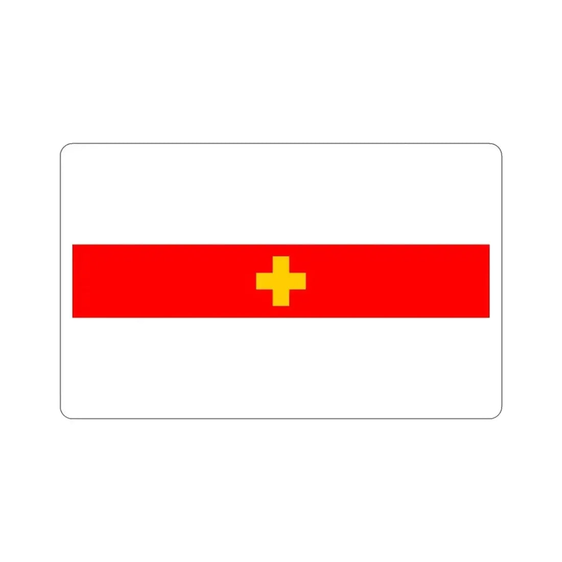 Flag of Siġġiewi 1993 to 2001 Malta STICKER Vinyl Die-Cut Decal - The Sticker Space