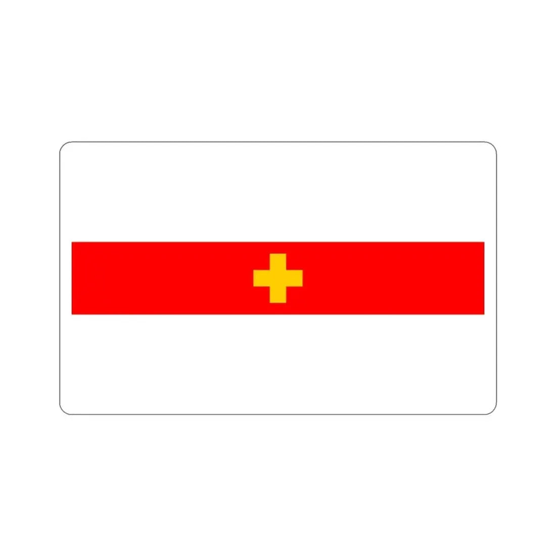 Flag of Siġġiewi 1993 to 2001 Malta STICKER Vinyl Die-Cut Decal - The Sticker Space