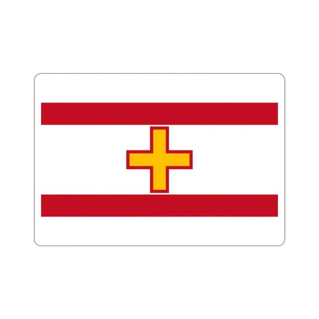 Flag of Siġġiewi Malta STICKER Vinyl Die-Cut Decal 2 Inch - The Sticker Space