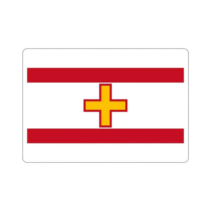 Flag of Siġġiewi Malta STICKER Vinyl Die-Cut Decal 4 Inch - The Sticker Space