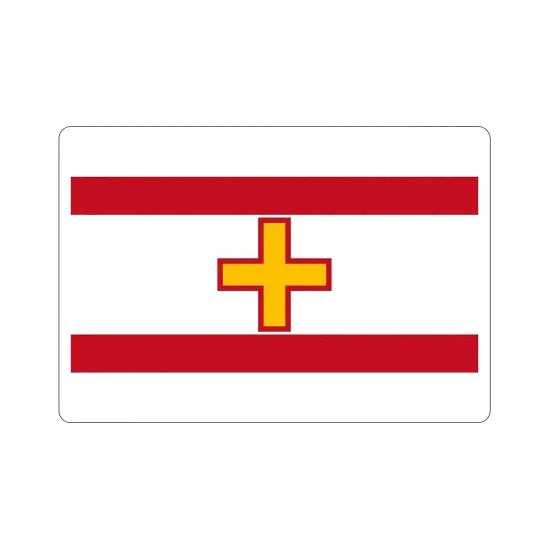 Flag of Siġġiewi Malta STICKER Vinyl Die-Cut Decal 6 Inch - The Sticker Space