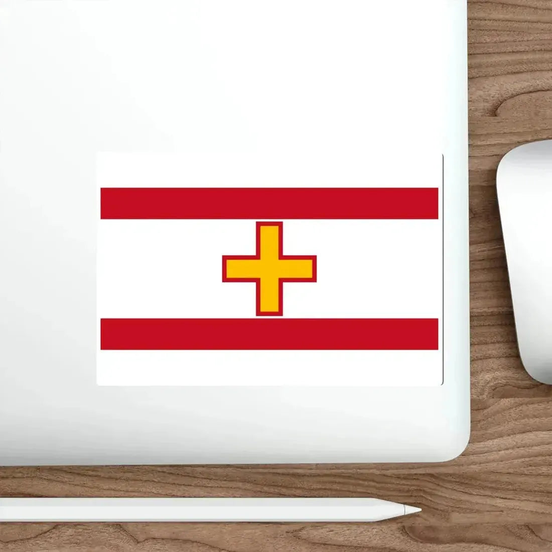 Flag of Siġġiewi Malta STICKER Vinyl Die-Cut Decal - The Sticker Space