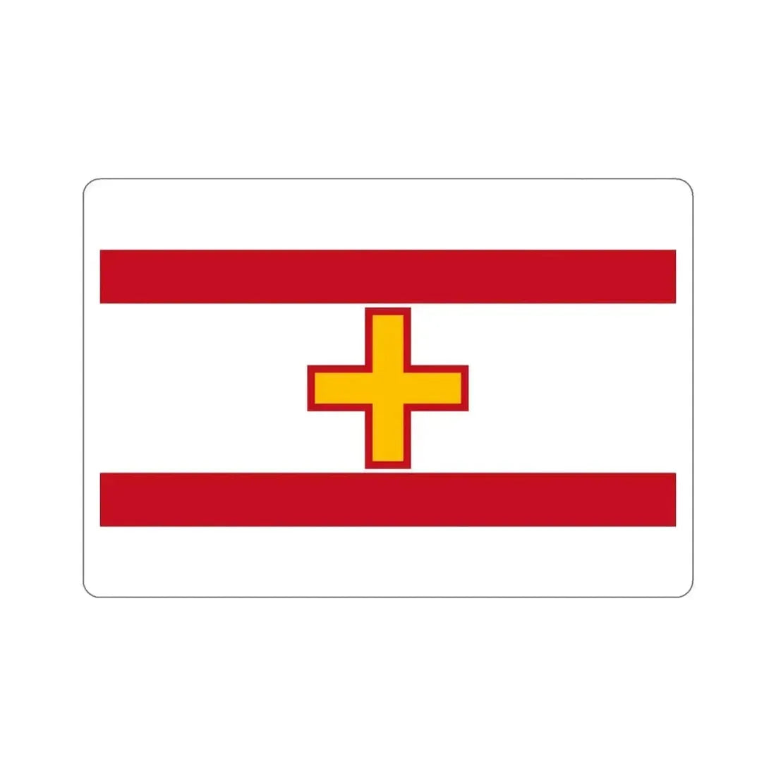 Flag of Siġġiewi Malta STICKER Vinyl Die-Cut Decal - The Sticker Space