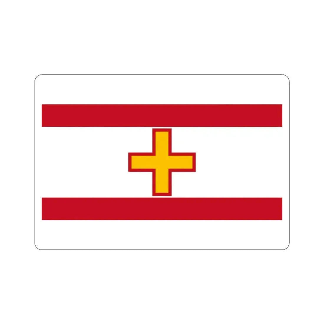 Flag of Siġġiewi Malta STICKER Vinyl Die-Cut Decal - The Sticker Space