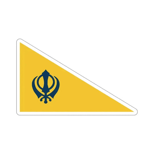 Flag of Sikhism STICKER Vinyl Die-Cut Decal 6 Inch - The Sticker Space