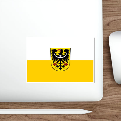 Flag of Silesia and Lower Silesia Germany STICKER Vinyl Die-Cut Decal-The Sticker Space