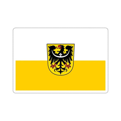 Flag of Silesia and Lower Silesia Germany STICKER Vinyl Die-Cut Decal 4 Inch - The Sticker Space