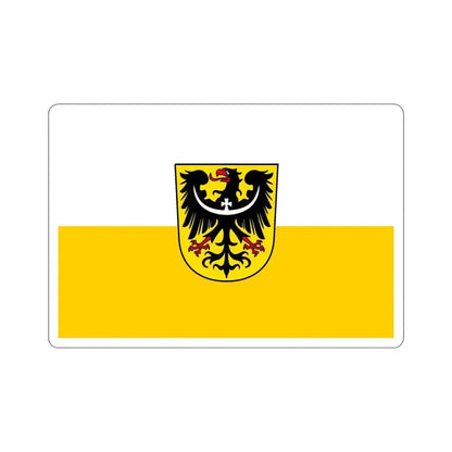 Flag of Silesia and Lower Silesia Germany STICKER Vinyl Die-Cut Decal 5 Inch - The Sticker Space