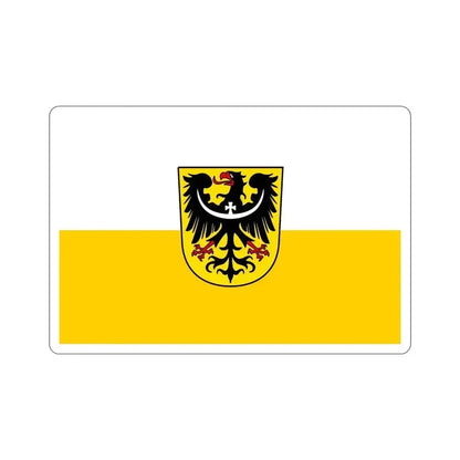 Flag of Silesia and Lower Silesia Germany STICKER Vinyl Die-Cut Decal 6 Inch - The Sticker Space