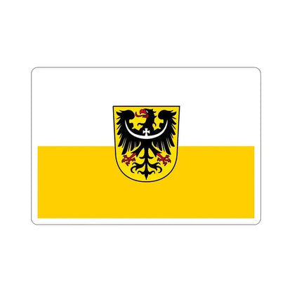 Flag of Silesia and Lower Silesia Germany STICKER Vinyl Die-Cut Decal - The Sticker Space