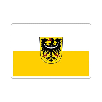 Flag of Silesia and Lower Silesia Germany STICKER Vinyl Die-Cut Decal - The Sticker Space