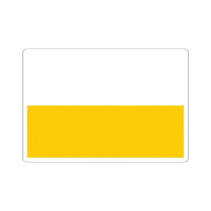 Flag of Silesia (Czech Republic) STICKER Vinyl Kiss-Cut Decal 6 Inch White - The Sticker Space