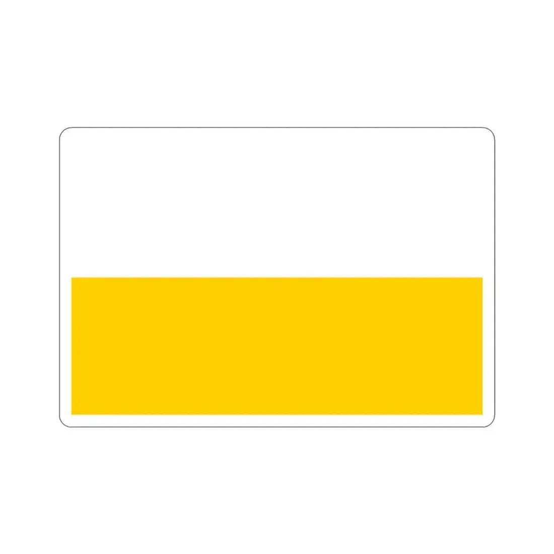 Flag of Silesia Germany STICKER Vinyl Die-Cut Decal 2 Inch - The Sticker Space