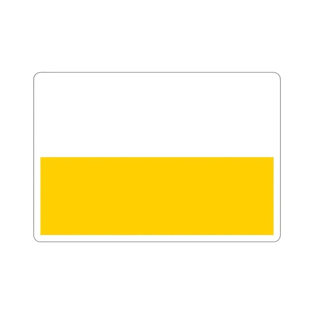 Flag of Silesia Germany STICKER Vinyl Die-Cut Decal 3 Inch - The Sticker Space